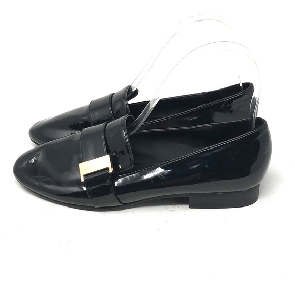 Zara Shoes Zara Patent Leather Slip Ons Poshmark